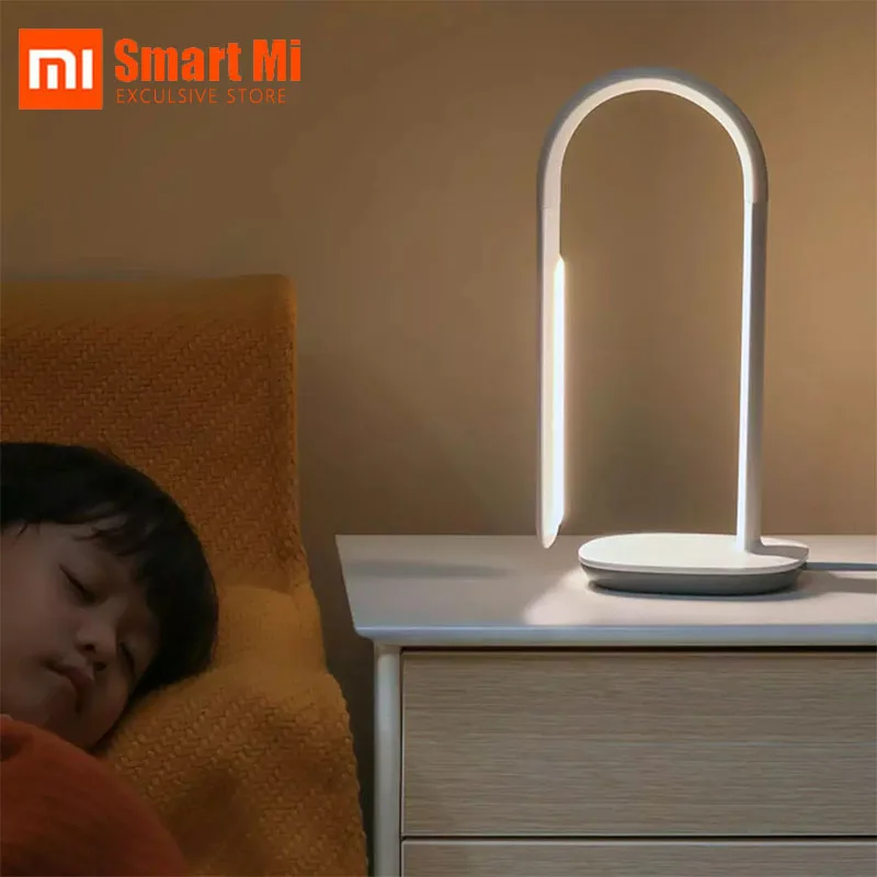 Xiaomi Mijia Bordlamper 3 For Soveværelse Belysning I Hjemmet Sengen Nætter Lys Study Bordlampe Arbejdslampe 10-Niveau Touch Dæmpning Ny 1