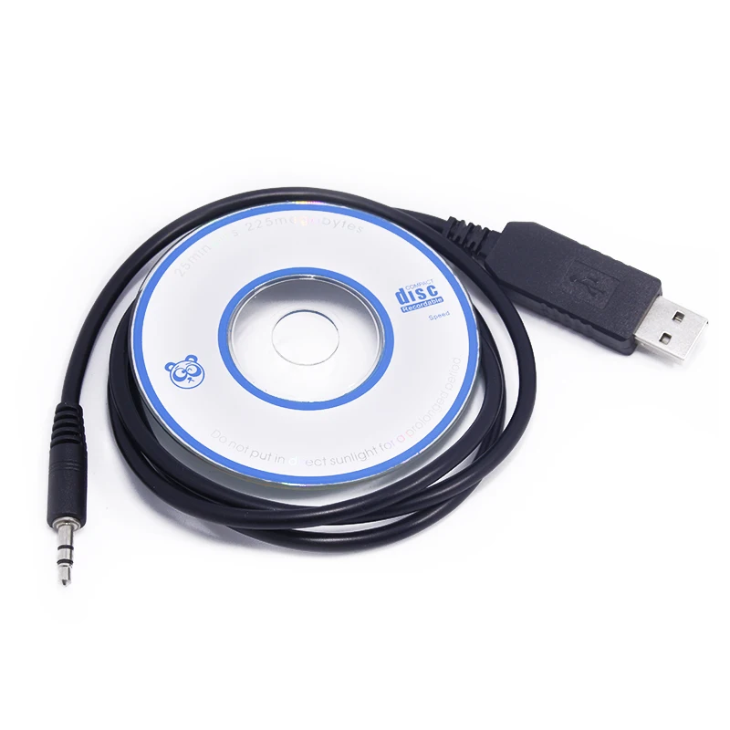 QYT USB-Kabel-Programmering med CD-Drev til QYT KT8900 KT-8900R KT-7900D KT-UV980Plus Mobile Car Radio Transceiver 1