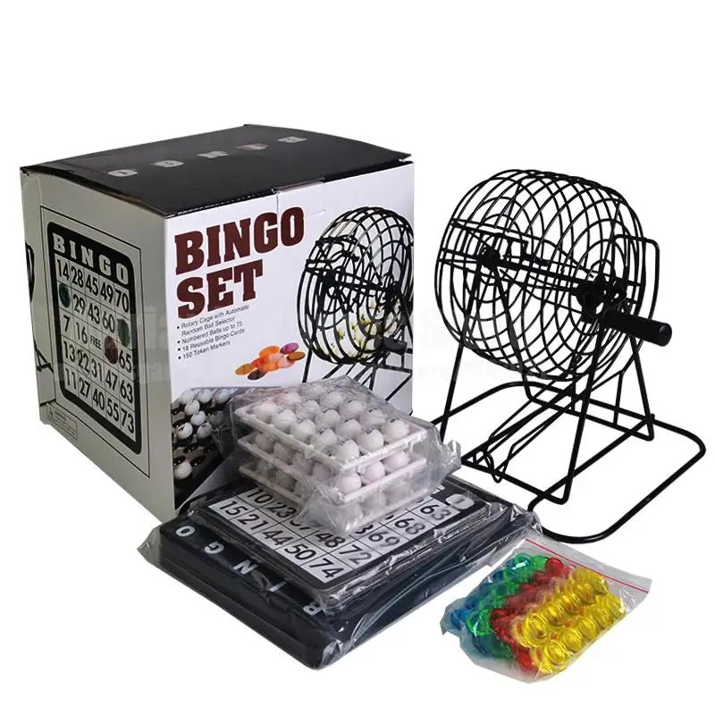 Bingo Sæt Traditionelle Bingo, Lotteri Familie Spil Bur Bolde Kort Tællere Party Bingo Spil Party Gambling Spil Som Underholdning 1