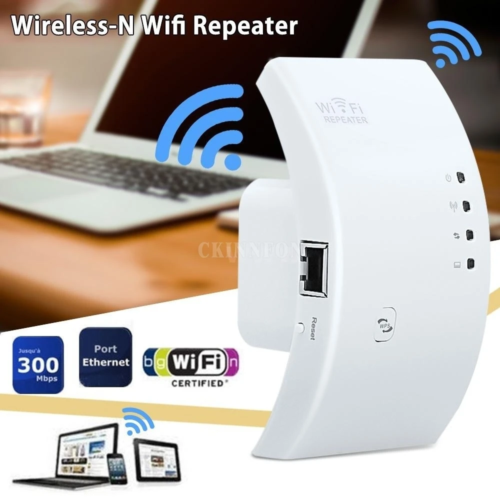 50stk/Masse Wireless-N Netværk Enheden Trådløst internet Wi-Fi Repeater Booster Router Range Expander 300Mbps 2dBi Antenner Netværk 1