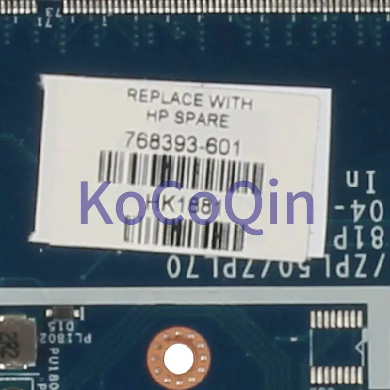 KoCoQin laptop Bundkort Til HP Porbook 450 G2 i5-4210U Bundkort 768393-601 LA-B181P SR1EF 216-0858030 DDR3 1