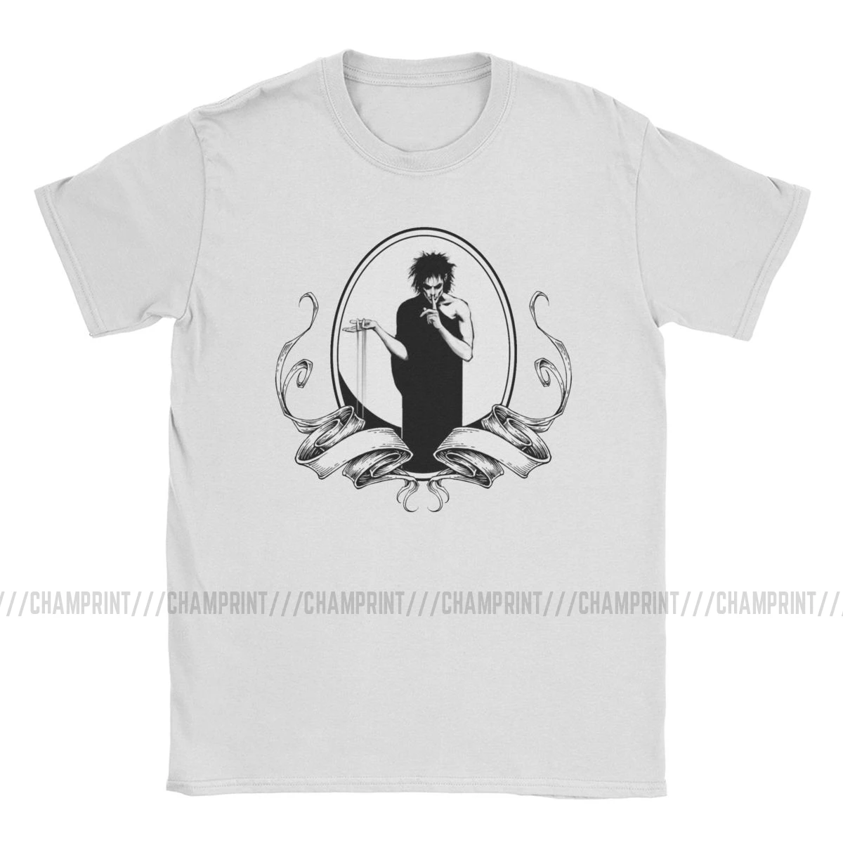 Kortærmet T-Shirt Drøm Sandman Sjove Pure Cotton t-Shirt Kort Ærme Død Vertigo Gaiman Morpheus Tegneserie T-Shirt med O Hals 1