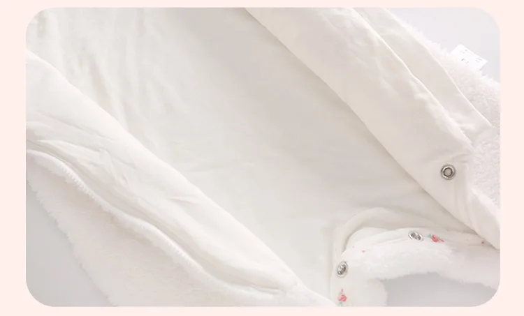 Vlinder Baby Rompers Nyfødte Baby Tøj, børnetøj Vinter isbjørn Pyjamas Hætteklædte Tyk Buksedragt Spædbarn pyjamas 1