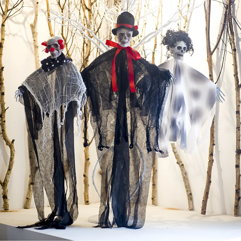 Halloween Hængende Reaper Ghost Skelet Pirat, Halloween Dekoration Vedhæng Kid Værelses Hjem Tilbehør Til Udsmykning Rædsel 1