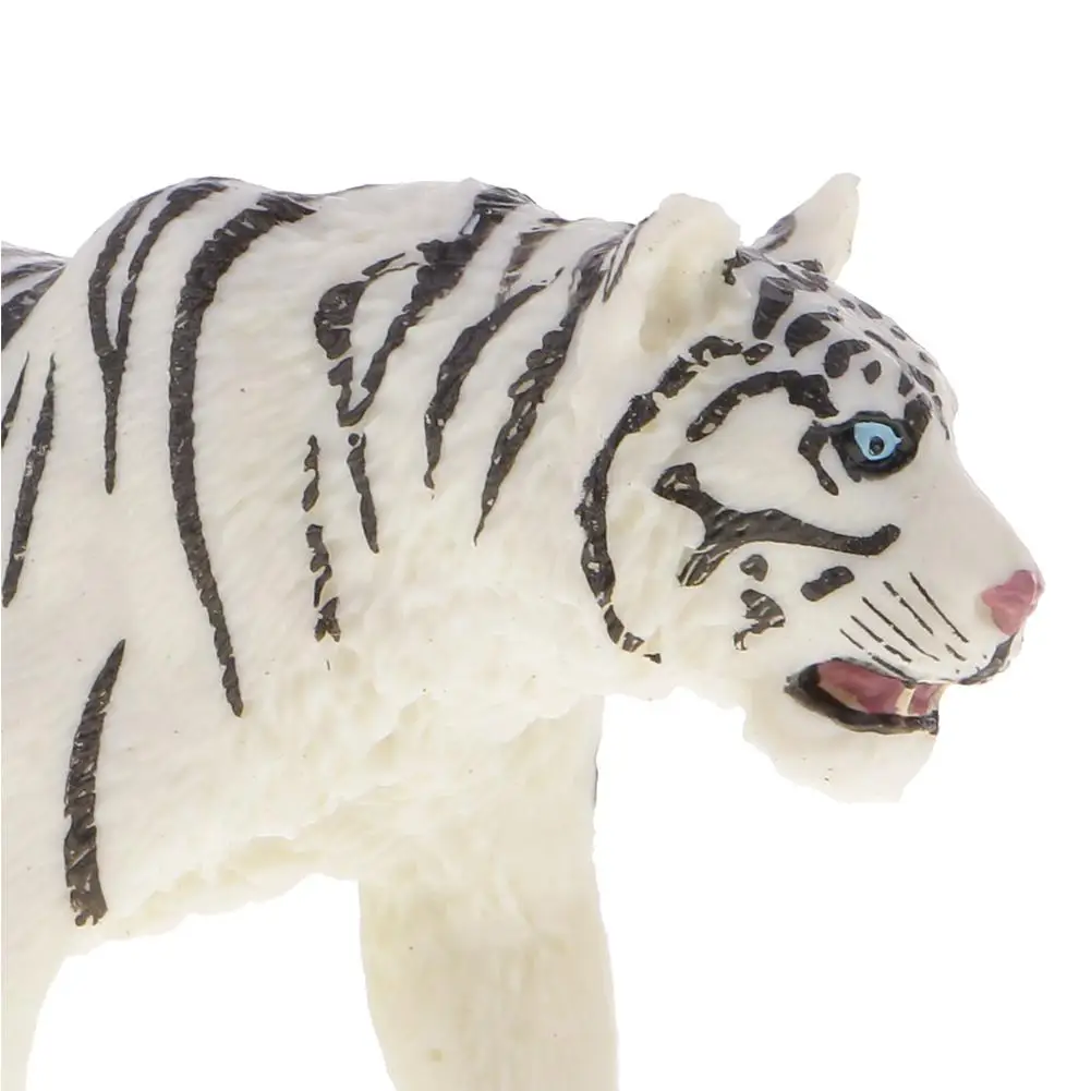 1PC 6,2 tommer/15.8 cm Hvid Tiger Wild Life Figurer Toy PVC-Model Handling Dyr, Figurer Samling Gave Legetøj Til Børn 14731 1
