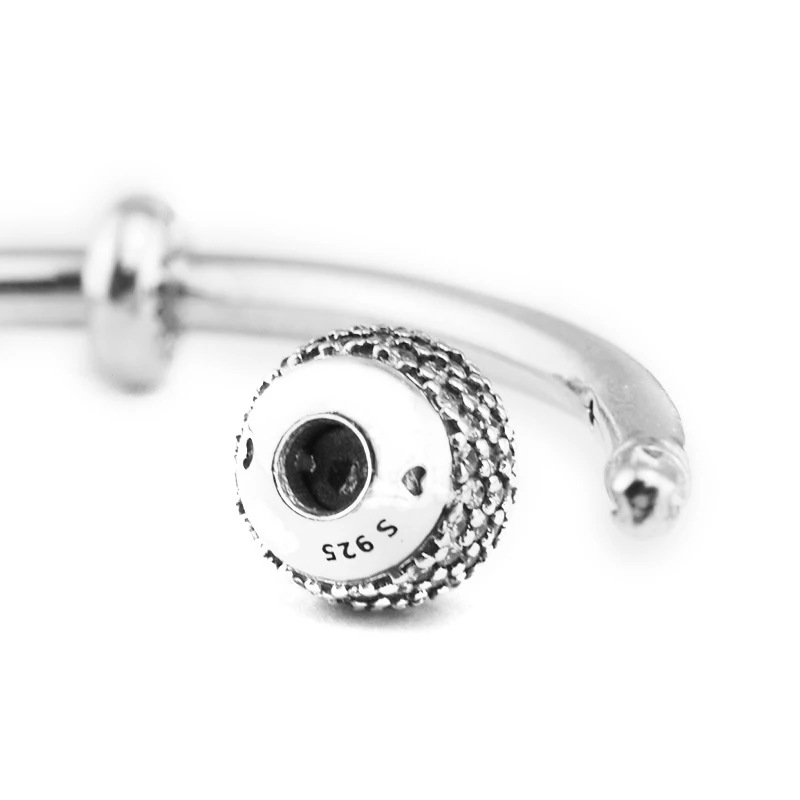 Gnister Åbne Armbånd i Sølv Armbånd Til Kvinde DIY med Perler og Charms Ægte Sterling Sølv Mode Smykker Armbånd 1