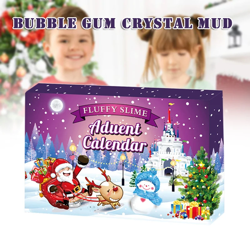 Kids Christmas Advent Calendar DIY-Slim-Kit Crystal Mudder 2020 Ferie Sæt til Piger Drenge GQ 1