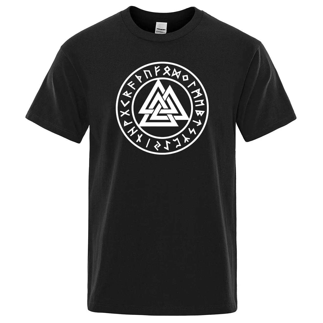 Odin Vikingerne Symboler Print T-Shirt Mænd 2019 Sommeren kortærmet Herre T-Shirt Hip Hop Casual Toppe Harajuku Streetwear t-shirt 1