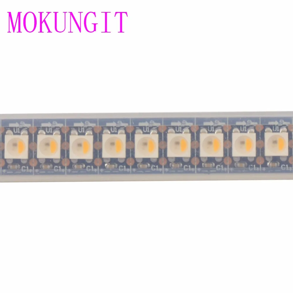 Mokungit 1M SK6812 RGBW RGBWW 144 LEDs/m 5050 SMD Fleksibel Lys Stribe IP20 Ikke Vandtæt IP65 og IP67 tæt Hvid Sort PCB dc 5 v 1