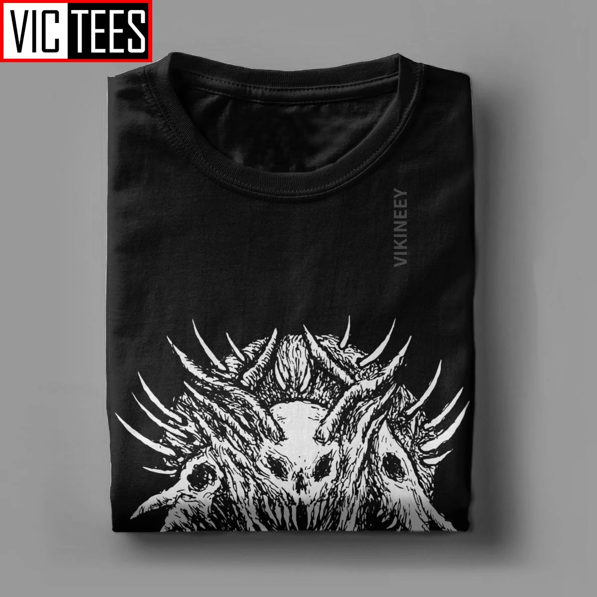 Devil Death Skull Heavy Metal Satan Satanic T Shirt Men Cotton Vintage Tshirt Satanic Dark Satan Demon s 1