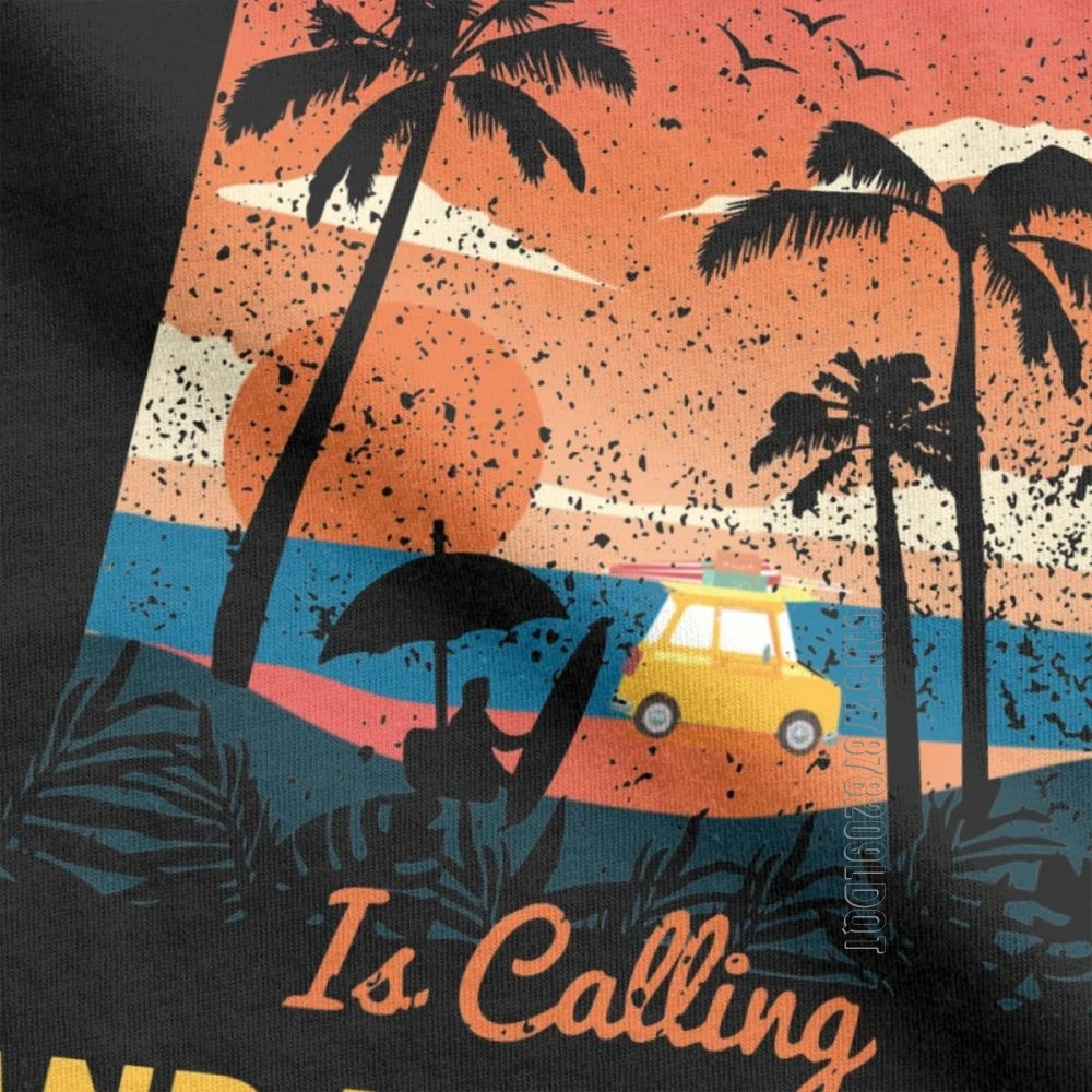 Mænd Florida Ringer, Og Jeg Skal Gå T-Shirt Med Vintage Strand Sommer Vintage O Hals Mandlige Tshirt Toppe Bomuld Tee T-Shirts 1