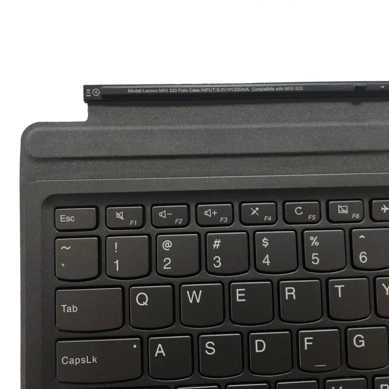 NY FOR Lenovo MIIX 520 Folio case MIIX 52X Tablet Dock tastatur OS baggrundsbelyst 03X7548 1