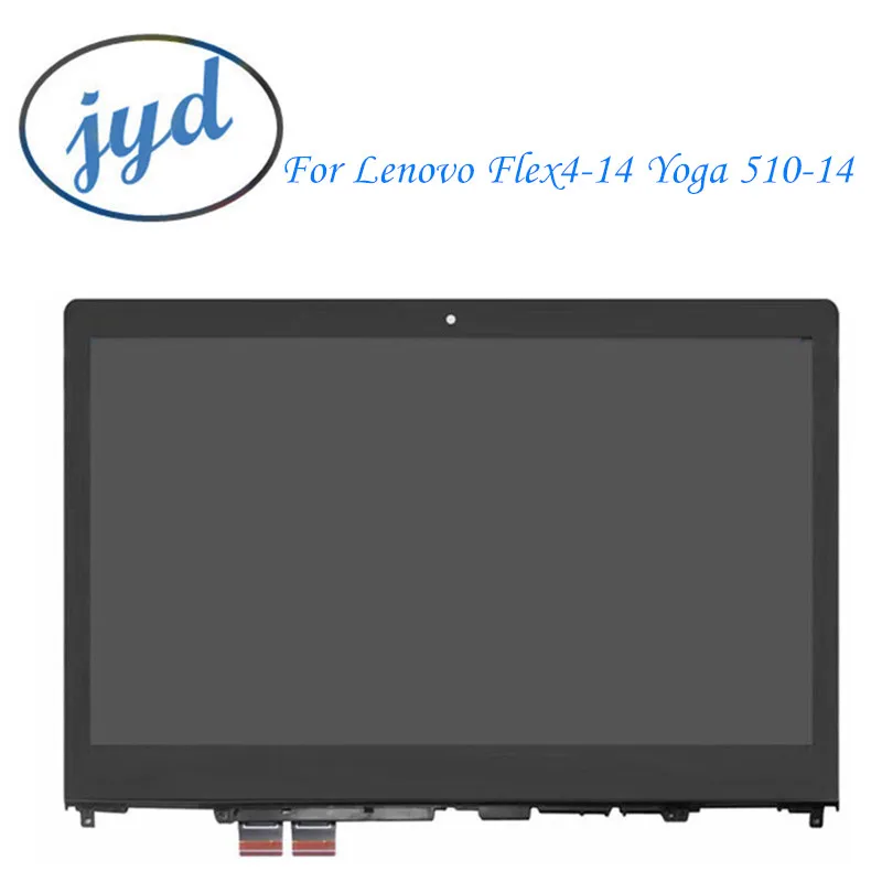 For Lenovo Yoga 510 14 Yoga 510-14 Yoga 510-14ISK LCD Touch Skærm Forsamling med Ramme 1