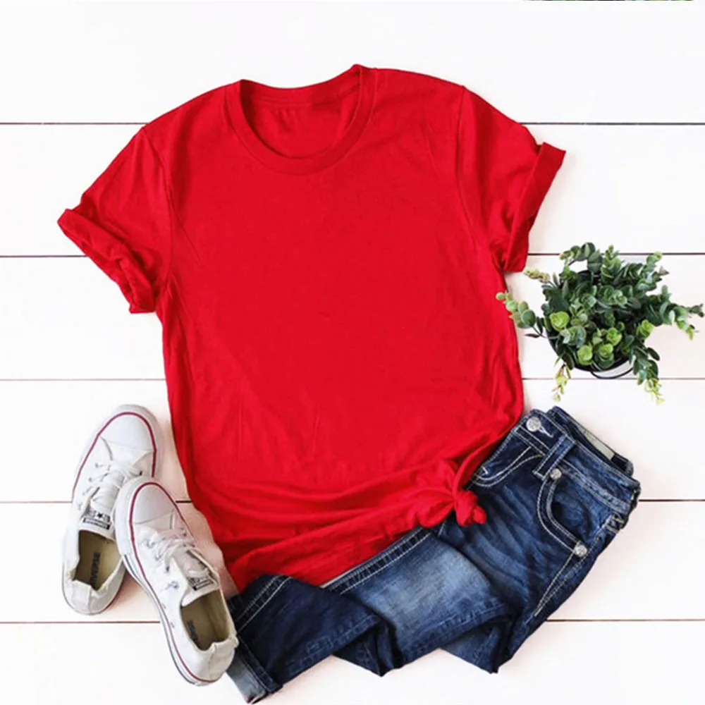 2020 Hot Salg Sommeren Red Nye T-shirt Punk Kawaii Streetwear t-shirt t-shirt Mode Forfriskende Vintage ensfarvet T-shirts 1