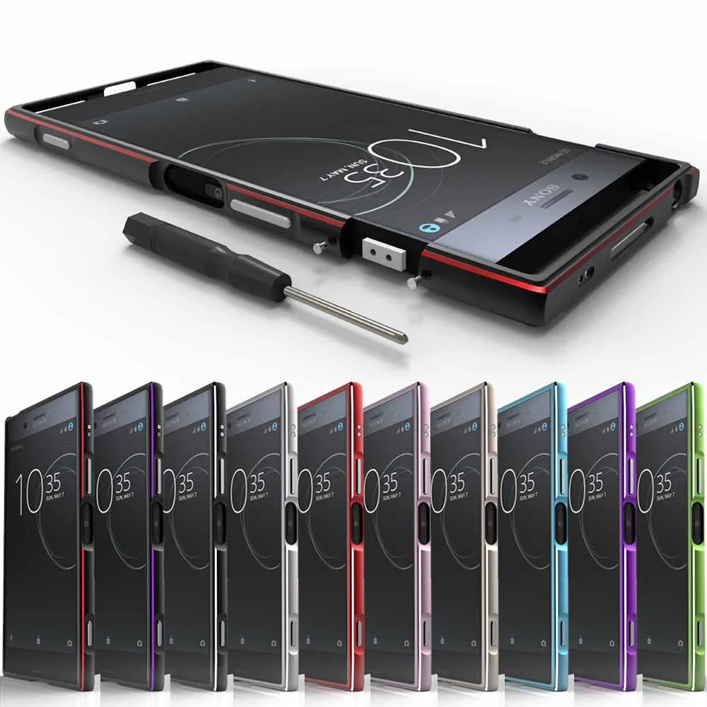 CELFONE Luksus Metal Case Til Sony Xperia XZ Premium Kofanger E5563 Oprindelige aluminiumsramme XZP 5.5 Funda 1