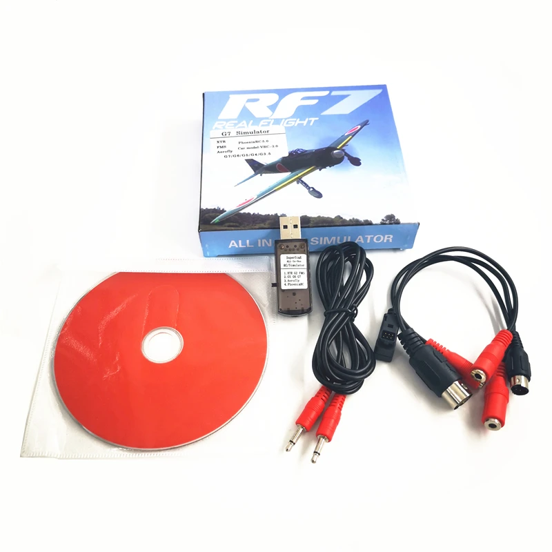 G7-Alle i 1 RC Fly USB-Flight Simulator til XT-R G2 FMS / AEROFLY / G7 G6 G5 / PhoenixRC 1