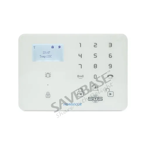 HOMSECUR Trådløse Tyverialarmer 3G/2G Alarm Panel Kun for Vores 433Mhz GSM Alarm System GA01-3G 1