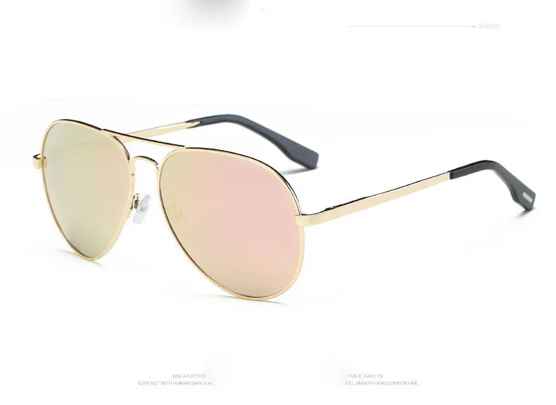 HDSUNFLY Luftfart Polariseret Solbriller Til Mænd, Kvinder Brand Designer solbriller Mand Kvinde Spejl Brillerne Gafas Oculos De 1