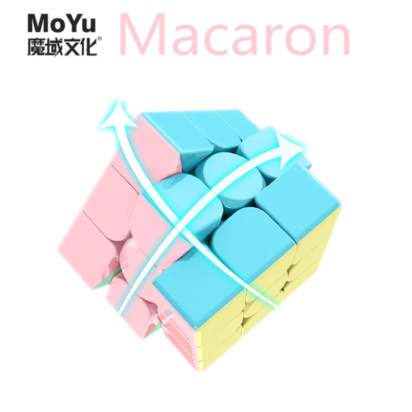 2020 Nye Moyu macaron Magic Cube 3x3 Hastighed Puslespil Magic Cube MOYU 3x3 Puslespil Cubo Magico Dejlig sjov legetøj for børn, spil terninger 1