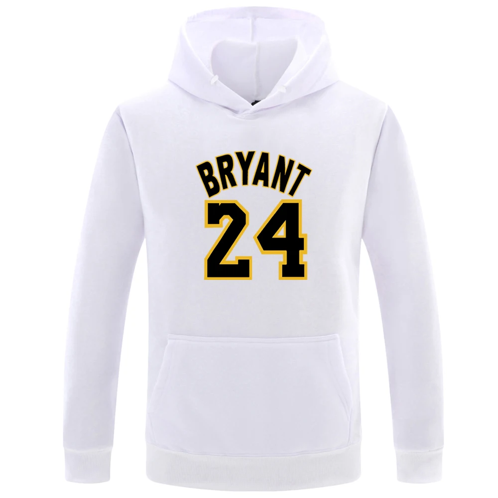 Nye Hoodie Sweatshirt Mænd Basketball Sport Hoody Souvenir-Kobe Bryant 24 Tegn, der er Trykt Mænds Tøj, Pullovere Vinter Hættetrøjer 1