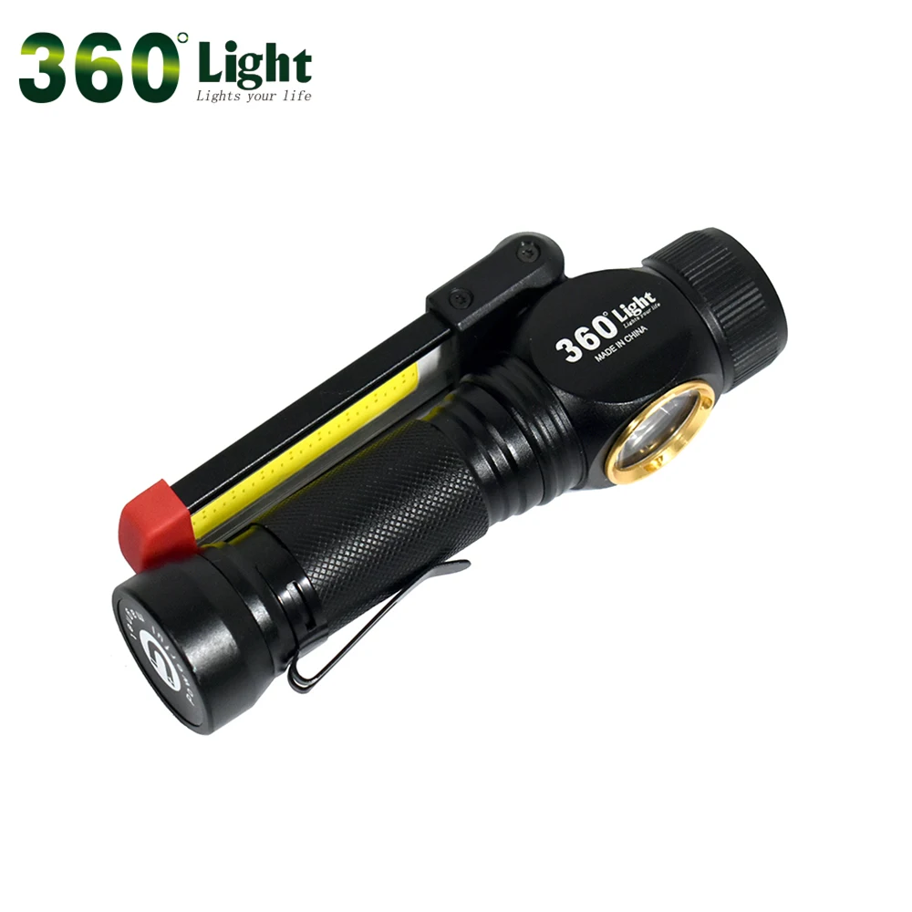 LED Lommelygte Vandtæt 18650 batteri Bærbar Camping Lys, Flash lys, jagt Ultra Lyse Lanterne USB-Genopladelige Lygte 1