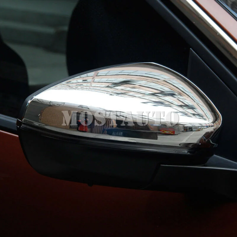 For Peugeot 3008 3008 GT ABS Chrome Side bakspejl Dække Trim 2016-2019 2stk Bil Tilbehør Indvendige Bil Indretning Bil Trim 1