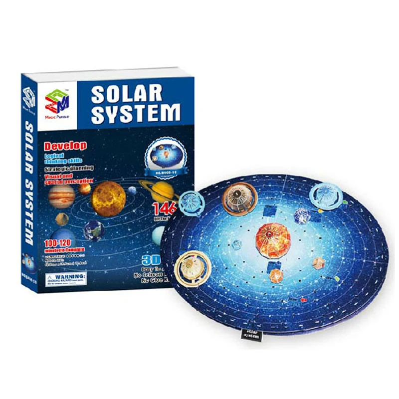 Planet i solsystemet Model DIY Legetøj, Barn Videnskab og Teknologi Læring solsystemet Undervisning Forsamling Pædagogisk Legetøj Gave Kid 1