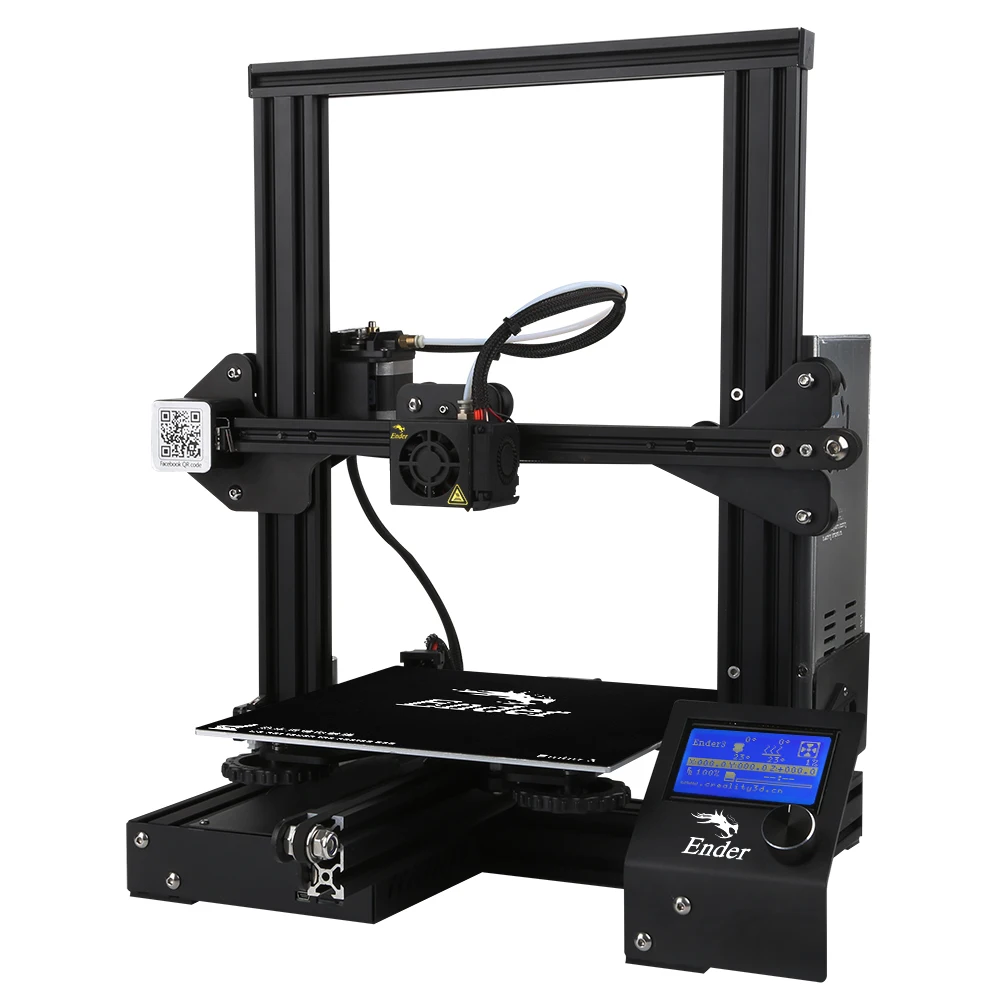 Creality 3D-Ender-3 3D Printer DIY Kit 3D Drucker Selv samle 220 * 220 * 250mm med Genoptage Udskrivning af Masker 1