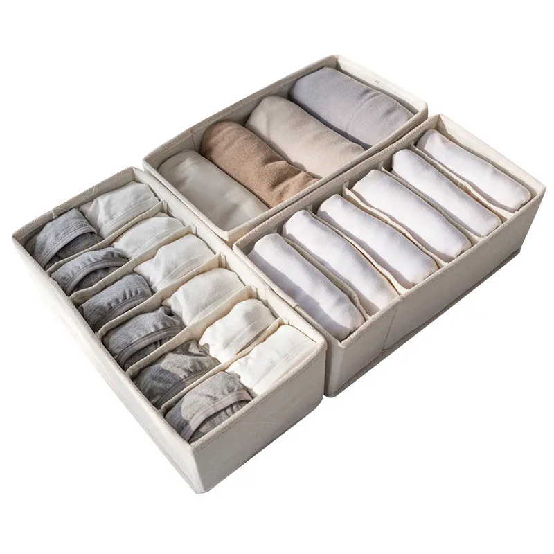 Ikke-vævede Tørklæder Sokker Bra Arrangør Storage Box Skuffe Skab Arrangørerne Kasser Til Undertøj, Bh, Opbevaring i Hjemmet 1