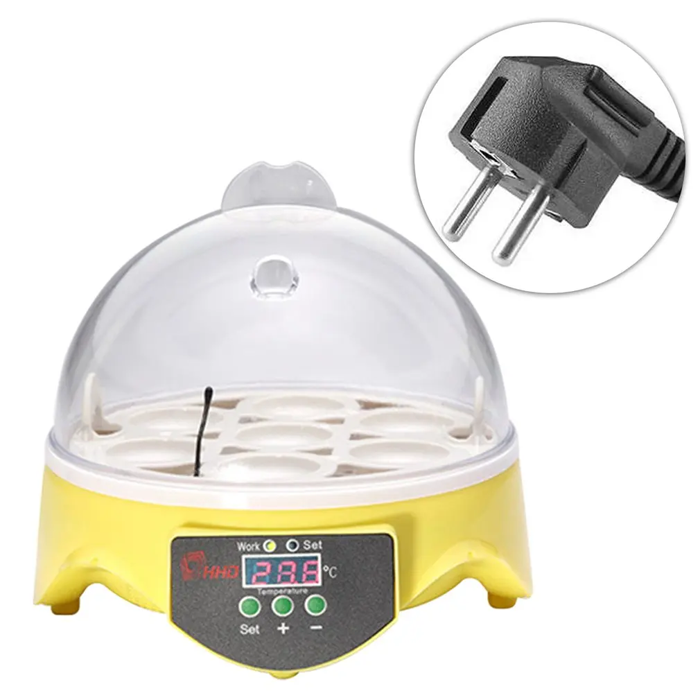 7 Æg Inkubator Plast Digital Kylling Temperatur Kontrol Automatisk Inkubator Hatcher Inkubation Værktøjer Forsyninger 1