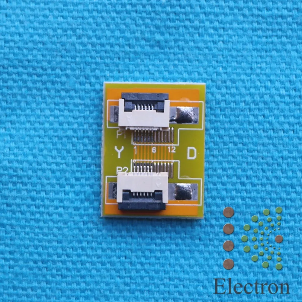 6-Pin til 6-Pin ZIF 0,5 mm FFC Kabel-Extension-Stik Adapter 2pcs/masse 1