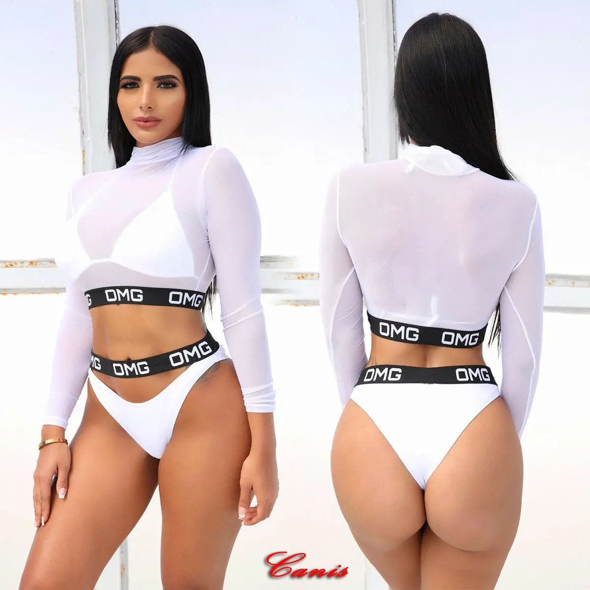 Kvinder Sexy Brazilian Bikini Sæt Badetøj Stranden Badedragt badedragt 2021 Sommeren 3STK bh +Trusser Korte Sætter Nye Hot Salg 1