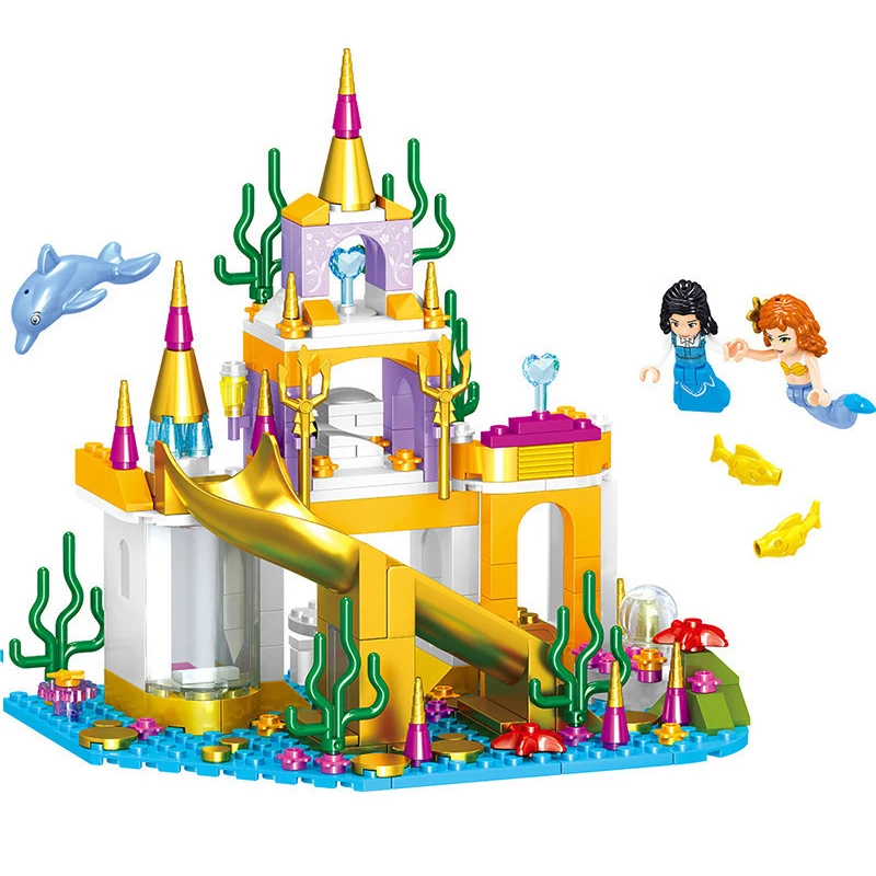 The Friends Disney Frozen City Series Karaoke Pool Party Compatible lepining Friends 41374 Building Blocks Toys Christmas Gift 1