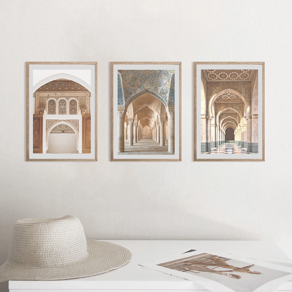 Plakater og Prints Marokkanske Døren Print Galleri Væg Udskriver stuen Kunst Boho Wall Decor arabisk Plakat Islamiske Boheme-Indretning 1