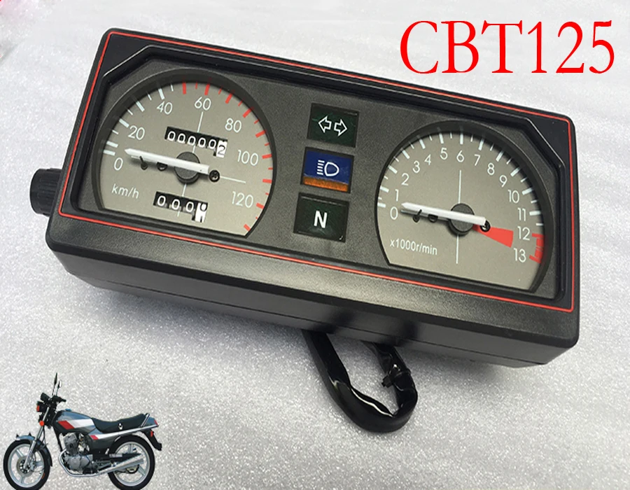 E0173 Mortorbike Speedometer Gear Målere Instrument Til Honda CBT125 CL125-2 Kilometertæller Speedo Tilbehør 1