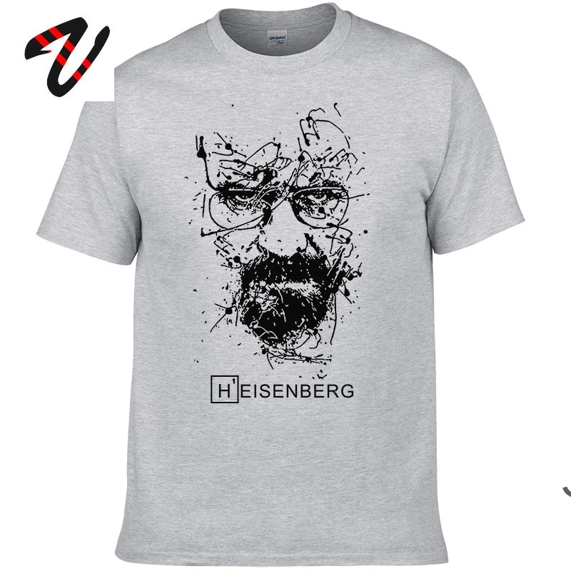 Helt Nye Heisenberg Breaking Bad Portrætter Tshirt 2019 Nye Ankomst Kvinder Mænd Casual T-Shirt Mænd Camisetas Homme Tøj Shirt 1