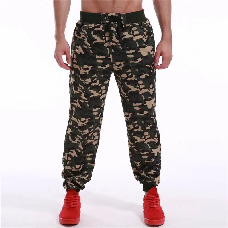 Mænd Sweatpants Joggere Camouflage Trykt Løs Bodybuilding Bukser Mænd Pantalon Streetwear Snor Casual Bukser INCERUN 1
