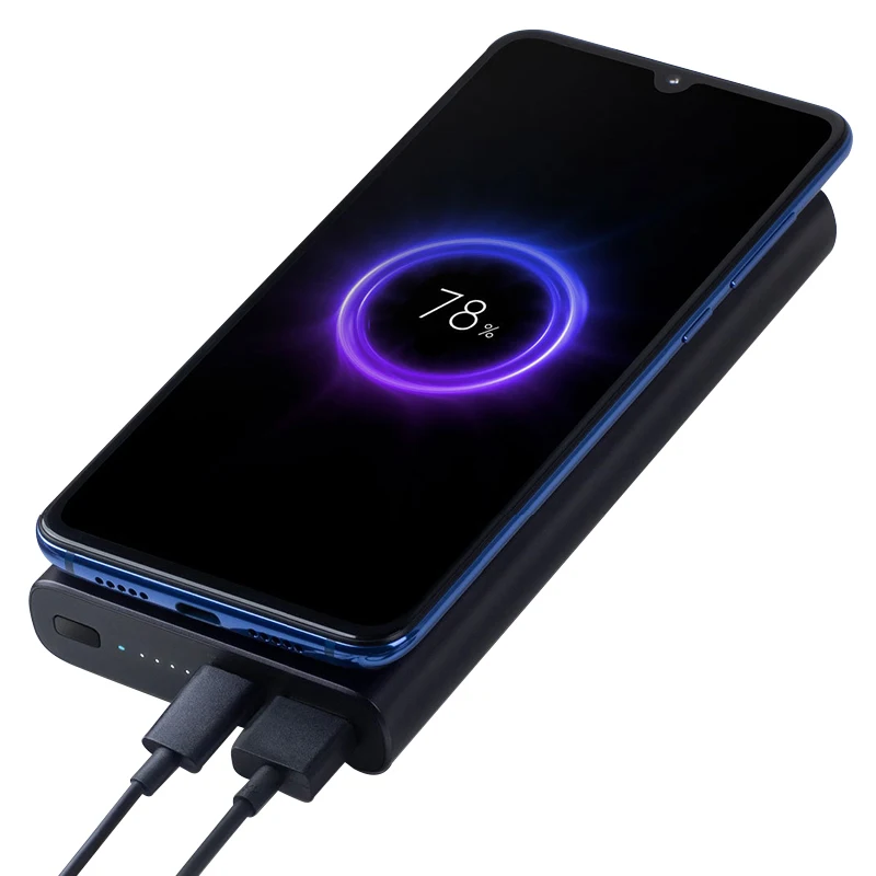 Ekstern Batteri, Xiaomi Mi-wireless power bank 10000 mAh (med trådløs opladning støtte) oplader 1
