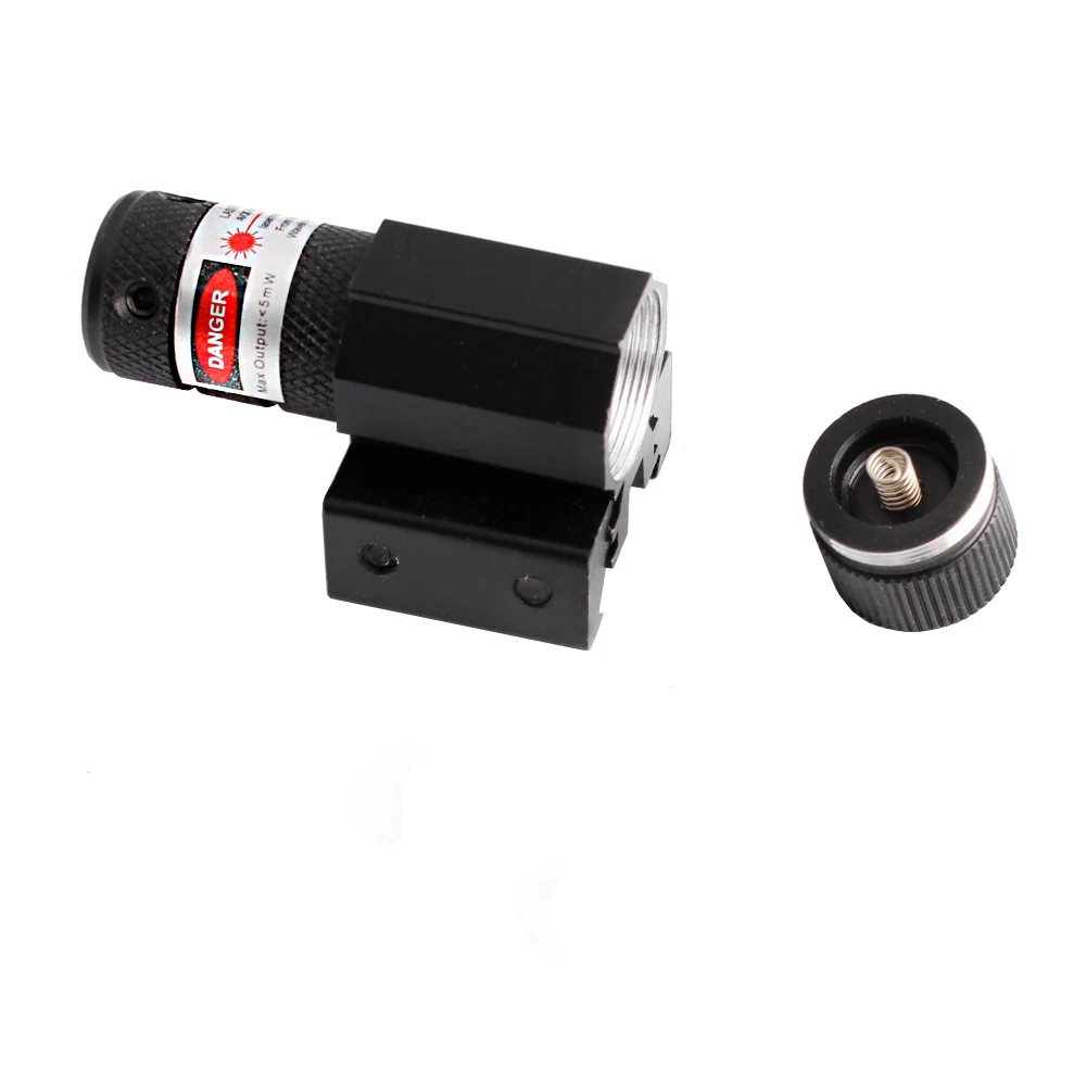 MAGORUI Taktiske Mini Red Dot Laser Syn for Picatinny og Riffel med 650nm Justerbar 11mm/20mm Picatinny/Weaver Montere 1