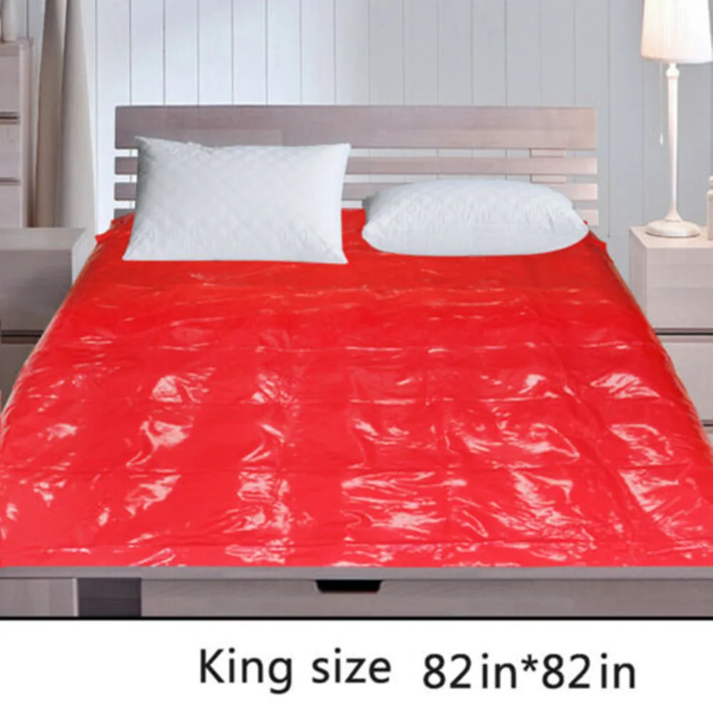 Thumbedding PVC Materiale, Vandtæt Lagen King Size Fuld Queensize-Seng Cosplay Sove Dække 1