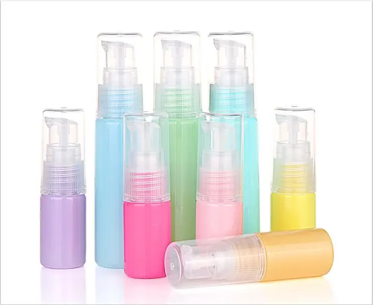 30 ml Macaron Farve Emulsion Pulver Pumpe Prøveversion Prøve Flaske Kosmetiske Emballage Flaske 20pcs/masse 1