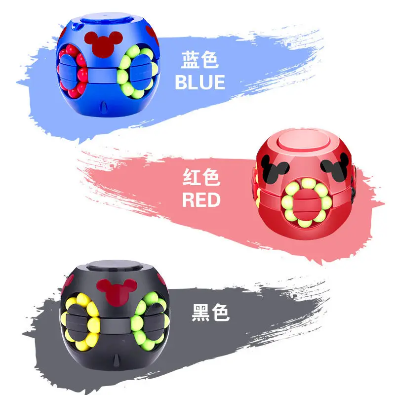Antistress-Speed Cube Stickerless Magic Cube Stress Gåder Pille Spinner Farverige Pædagogisk Legetøj For Børn 1