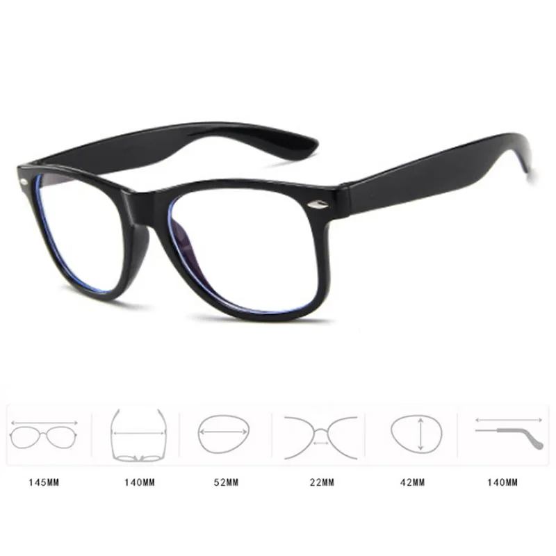 RBRARE Retro Briller Rammer Mænd Anti Blå Lys Briller Computer Kvinder Briller Ramme Optisk Transparent Gafas De Marca 1