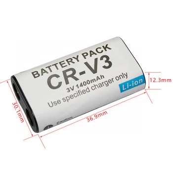 2stk 1400mAh CR-V3 CRV3 Genopladelige Li-ion-Kamera Batteri + Oplader Til Kodak C340 C310 C530 C875 C743 DX6340 C360 C433 D4104 1