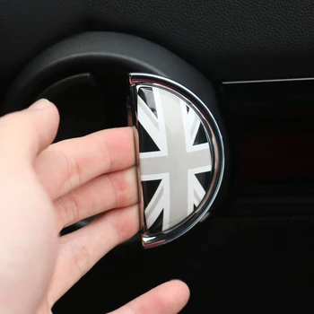2STK Bil Døren Håndled Håndterer Anti Ridser 3D stereo Beskyttende Klistermærke Til BMW MINI Cooper S CLUBMAN R55 R56 R60 R61 decal 1