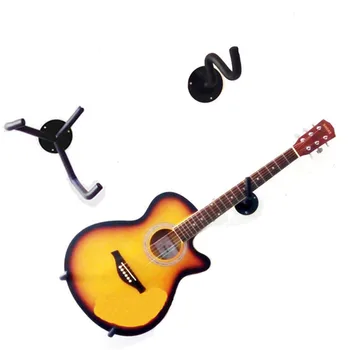 2stk Guitar Stå Krog Eg Horisontale Guitar-vægophæng Stand Holder Rack-Displayet For de Fleste Guitar 0