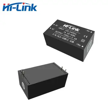 2stk/masse Gratis Skibet HLK-40M15 15V 2.6 EN DC-output LED strømforsyning/LED transformer mini transformateur pcb 2