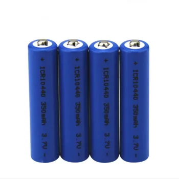2stk/meget Høj kvalitet 3,7 v 10440 genopladeligt lithium batteri for lommelygte børn legetøj 350MAH AAA genopladelige batteri 1