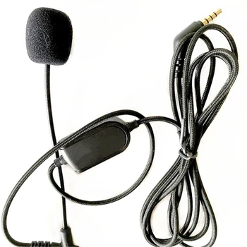 3,5 mm VoIP-Hovedtelefon Kabel med Mikrofon til Boompro Gaming Headset V-MODA Crossfade M-100 LP LP2 M-80 Audio - Line med Mute 1
