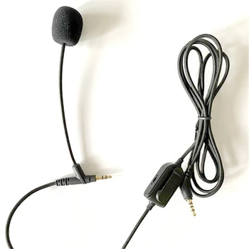 3,5 mm VoIP-Hovedtelefon Kabel med Mikrofon til Boompro Gaming Headset V-MODA Crossfade M-100 LP LP2 M-80 Audio - Line med Mute 2